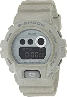 G-Shock Watch for Men, Quartz Movement, Digital Display, Beige Resin Strap (GD-X6900HT-8)