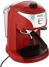 Delonghi ec221 r pump espresso and coffee machine, 1.4 l - red