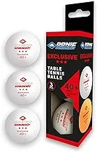 Schildkröt Donic Table Tennis Balls Avantgrade, 3 Pieces - White, Size 40 mm