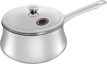 Zahran classic sauce pan with handle, size 14 cm, stainless steel - 330011014