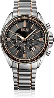 Hugo Boss Men Grey Stainless Steel Sport Watch - 1513094