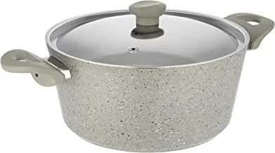 Top Chef Granite Cooking Pot, 26 cm - Beige