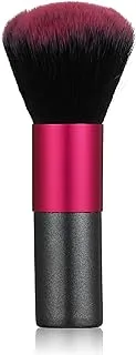 Lama 454 blusher and powder brush - black and fuchsia