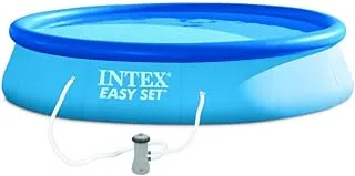 Intex easy set swimming pool with pump and filter - blue-28142