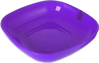 M-Design Eden Plastic Bowl (19cm) - Microwave, Dishwasher, Food Safe & BPA Free (1, Purple)