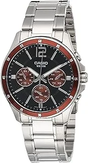 Casio MTP-1374D-5AVDF for Men, Stainless Steel, Analog