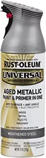 Rust-Oleum Universal Spray Paint And Primer - 312 Gm, Weathered Steel