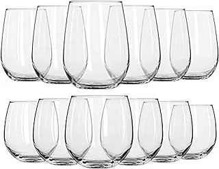 Royal Leerdam Suave Wine Glass Set, 12 Pieces - Clear