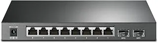 TP-Link TL-SG2210P 8-Port Gigabit Smart PoE Switch with 2 SFP Slots - Black