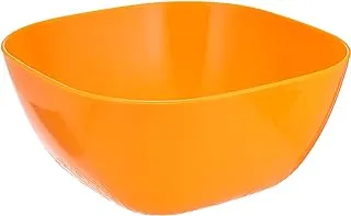 M-Design Eden Plastic Salad Bowl 26cm, Orange, 200298