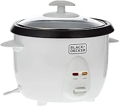 Black & Decker Rc1050 350W 1 L 4.2 Cup Rice Cooker (Non-Usa Compliant), White