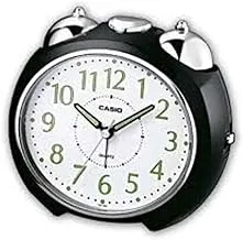 Casio #TQ-369-1DF Table Top Snooze Bell Alarm Clock - Black