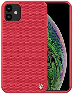 Nillkin textured nylon fiber back cover for apple iphone 11 pro - red