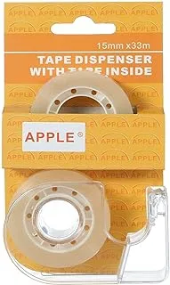 Apple cellotape 2 pieces + cutter 15 * 33 m card