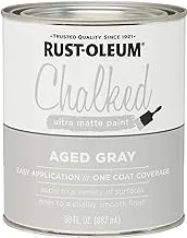 Rust-Oleum CHALKED 285143 Ultra Matte 30 Ounce 887ML Aged Gray