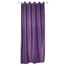 Penguin modern solid curtain plush - 140*250 - purple 1.00 piece