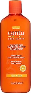 Cantu Sulfate-Free Cleansing Cream Shampoo with Shea Butter for Natural Hair, 400ml