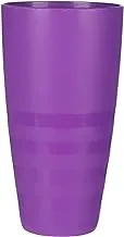 M-Design Large Plastic Cup (520ml) - Microwave, Dishwasher, Food Safe & BPA Free (6, Purple)