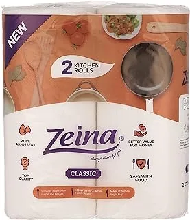 Zeina kitchen classic tissue 2 rolls orange