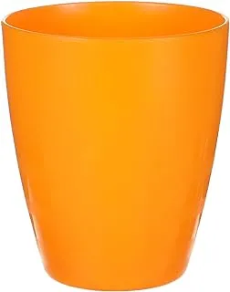 M-Design Small Plastic Cup - Microwave, Dishwasher, Food Safe & BPA Free (1, Orange)