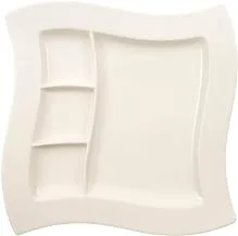 Villeroy & Boch New Wave Grill Plate, 10.5 in, White