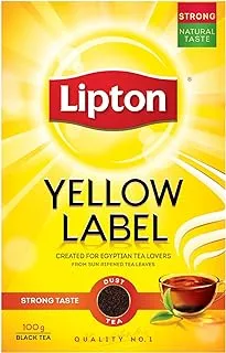 Lipton Black Tea With Sun Dried Tea Leaves, Loose, For A Rich Natural Taste, 100g