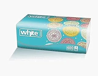 White facial tissues - 400 tissue