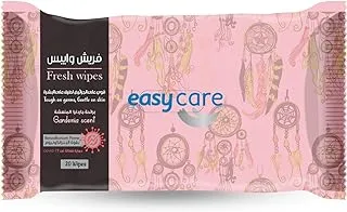 Easy Care Wet Wipes, Gardenia Scent, 20 Wipes