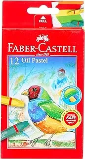 Faber Castell Oil Pastel Crayons - 12 Pastels