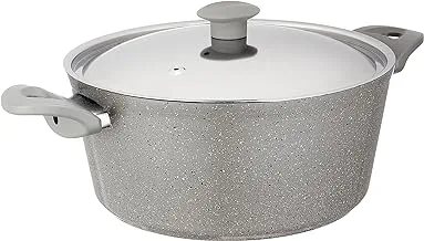 Top Chef Granite Cooking Pot, Size 28 - Grey