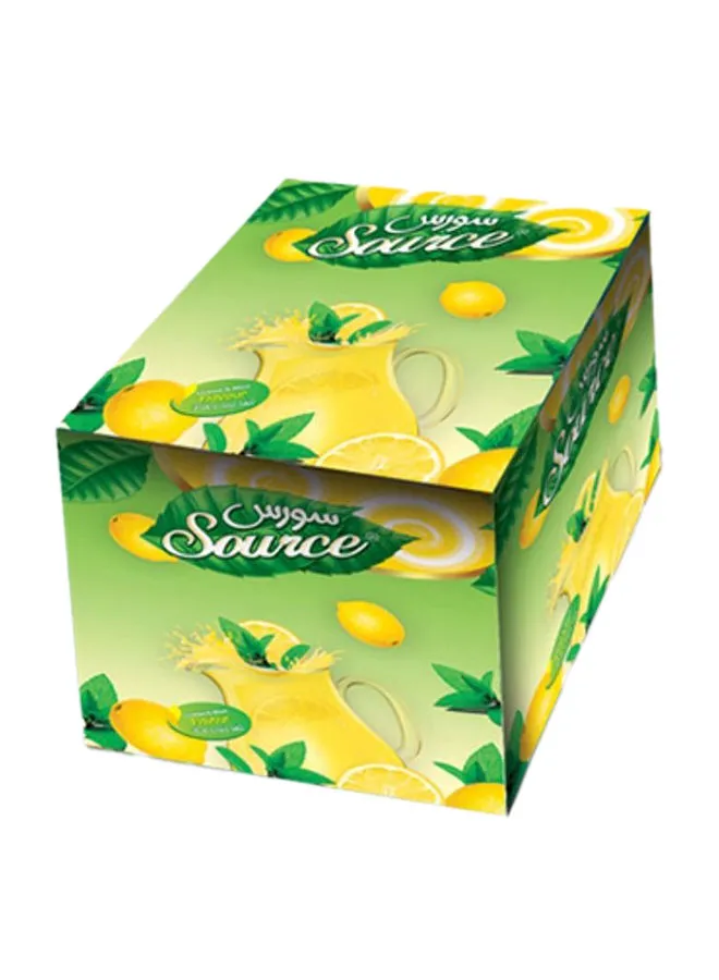 Source Lemon And Mint Powder Juice 40 gram Pack of 12