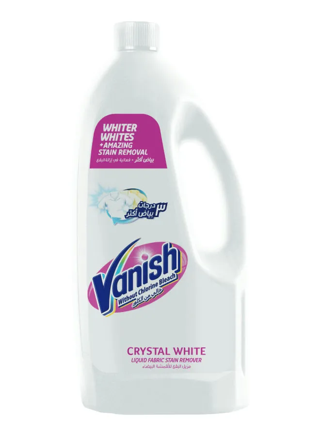 Vanish Crystal Laundry Stain Remover Liquid For Clothes White 900ml