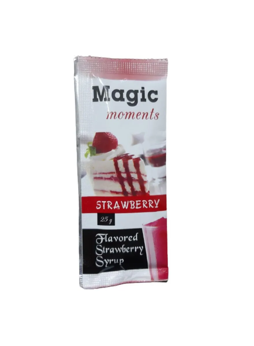 Magic Moments Strawberry Syrup Sachet 27grams