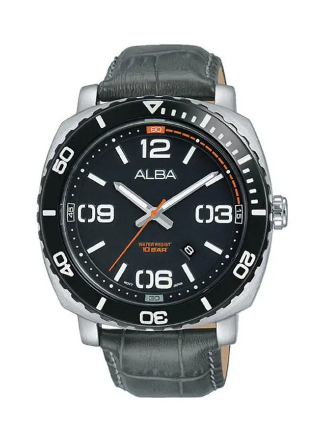 Alba Men's Hand Watch Active Leather Strap AG8H97X