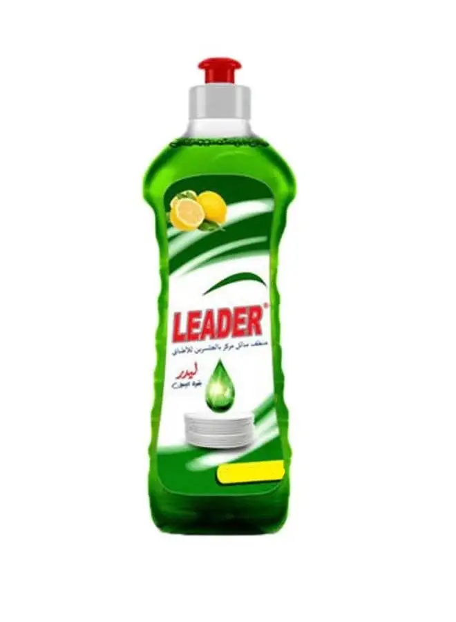 Leader Dishwashing Liquid Lemon Green 600.0ml