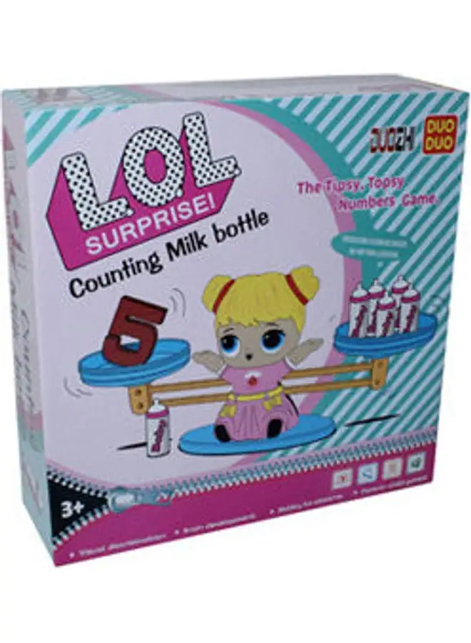 Generic 6222024018104 Lol Surprise Counting Milk Bottle Play Set 3+ سنوات