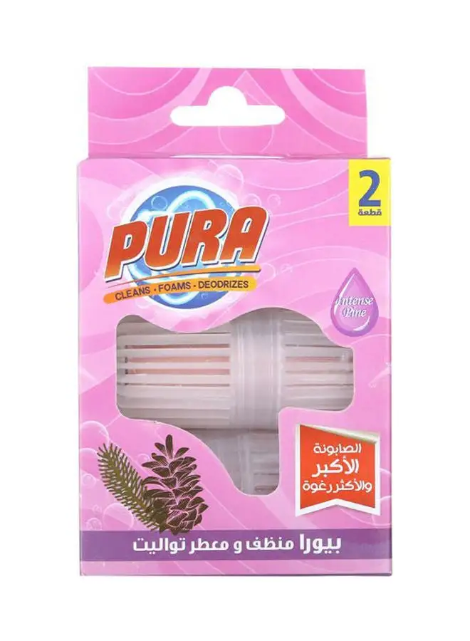 Pura Toilet Block 2 Pcs Purple