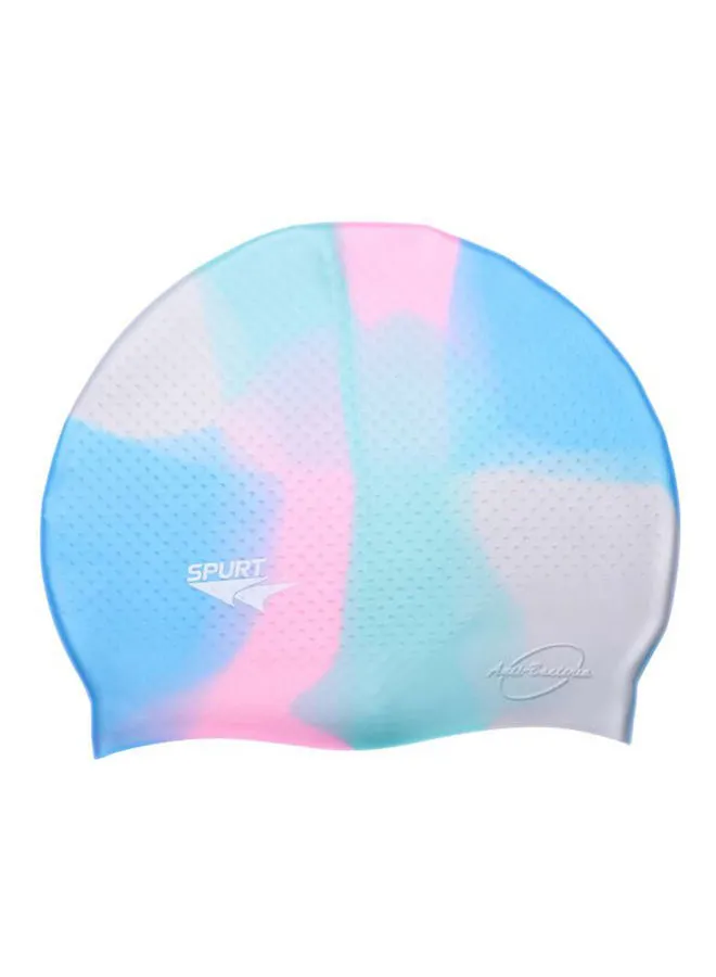 Spurt Granular Silicone Swimming Cap In Zipper Bag One Size cm