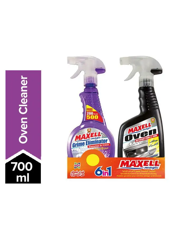 Maxell Oven Cleaner 500Ml + Grim Eliminator Trigger Multicolour 700ml