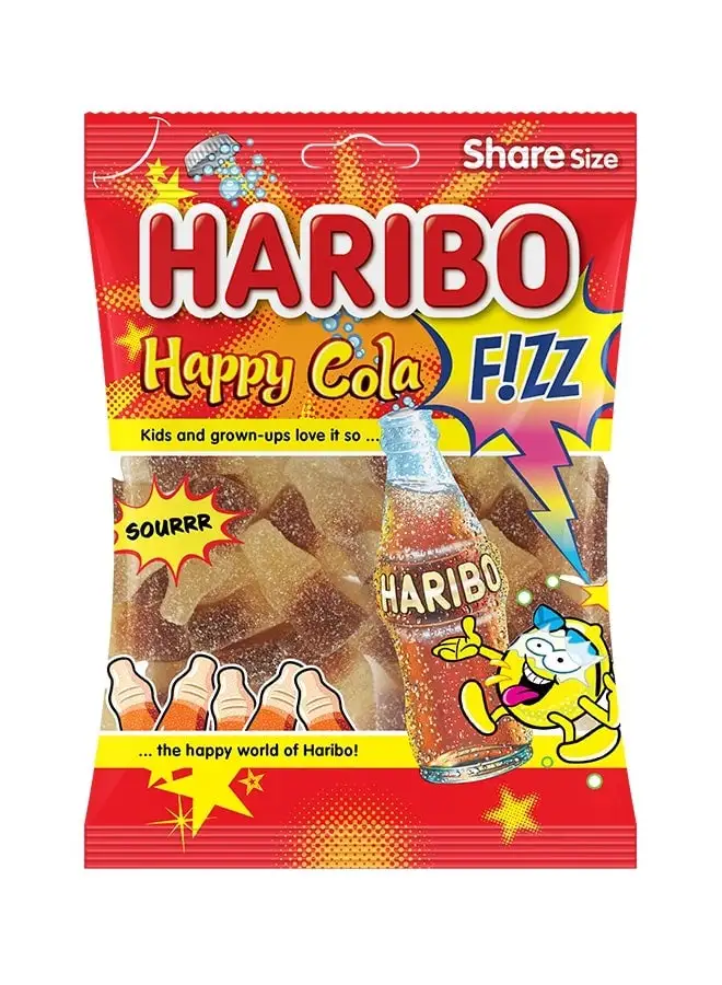 Haribo Jelly Happy Cola Fizz 70grams