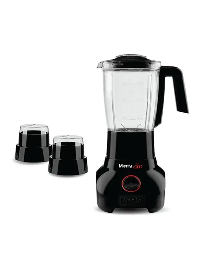 Mienta Jug Blender With Grinder And Mill BL1251B Black