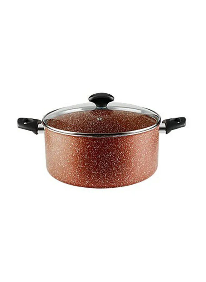 LA VITA Marble Range Cooking Pot 2.3mm Copper 28cm