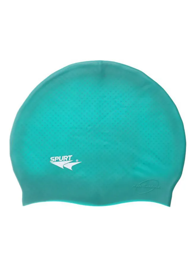 Spurt Granular Silicone Swimming Cap in Zipper Bag One Size cm