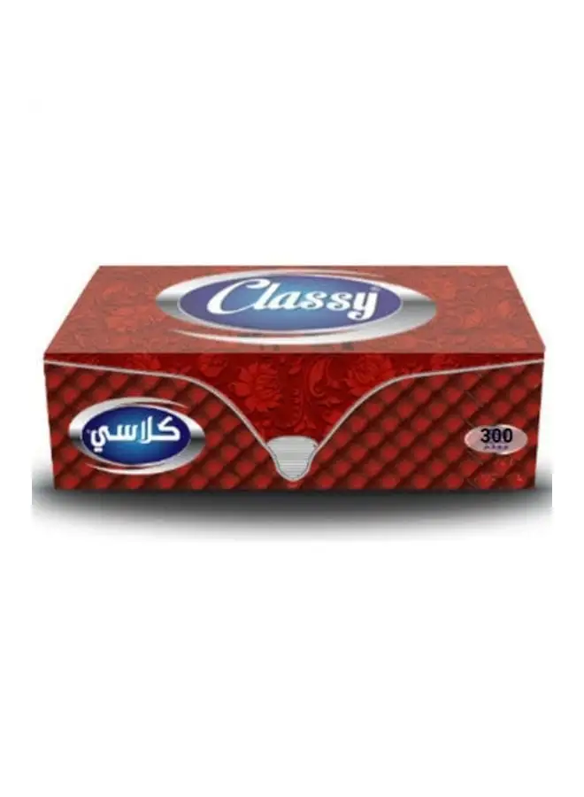 CLASSY Facial Tissues Luxury - 300 Tissues White