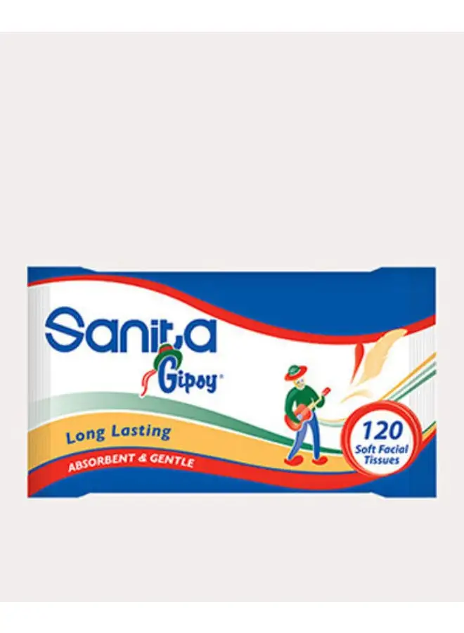 Sanita Sanita Gipsy 120 sheet Soft Facial Tissues 1 Piece White