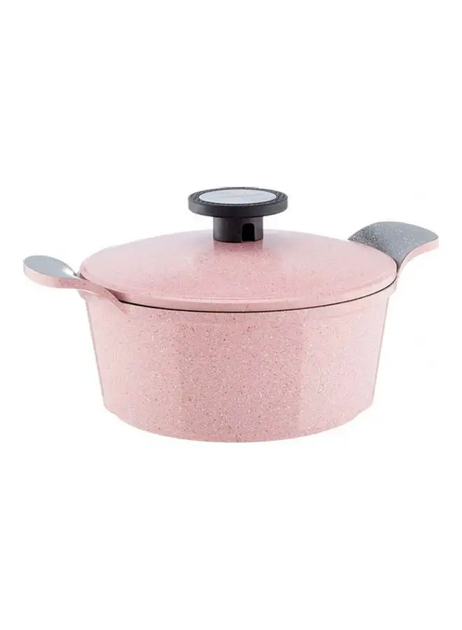 Neoflam Granite Cooking Pot Pink 28cm