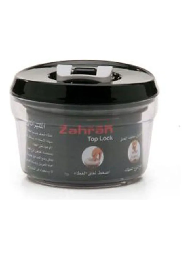 Zahran Food Conservation Top Lock 0.5 Litre Black 