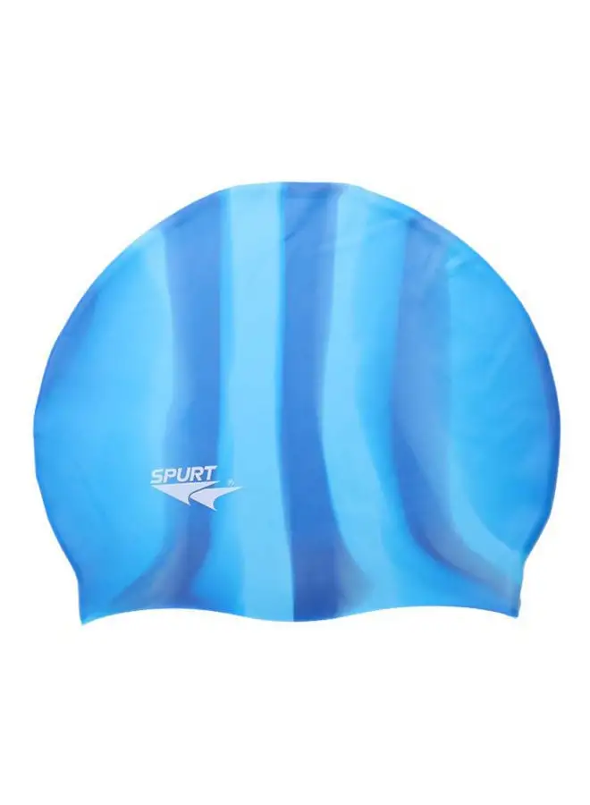 Spurt Silicone Swimming Cap in Zipper Bag One Size cm