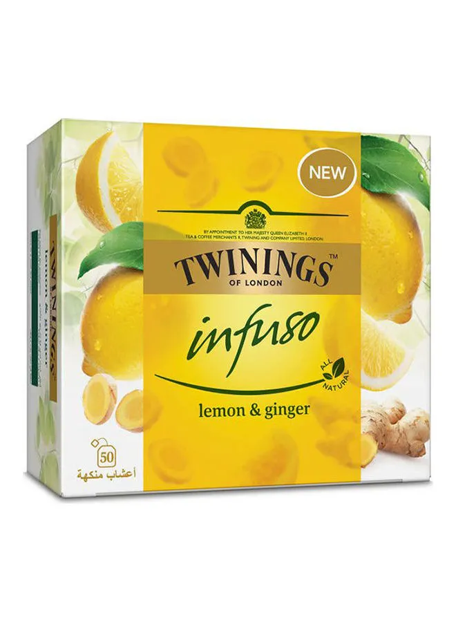 Twinings Infuso Lemon & Ginger Tea 75grams
