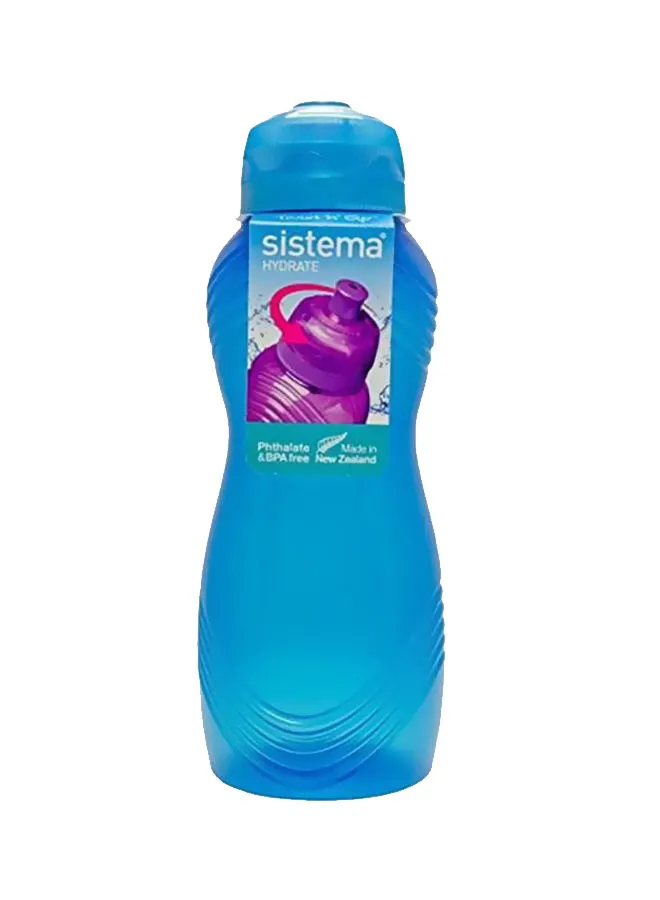 sistema Wave Twist And Sip Water Bottle Multicolour 600 Mlml 